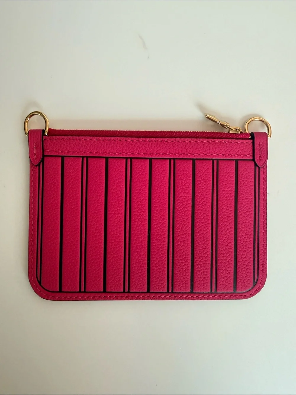 Louis Vuitton Neverfull BB Inside Out Pouch Pink Leather Monogram Interior